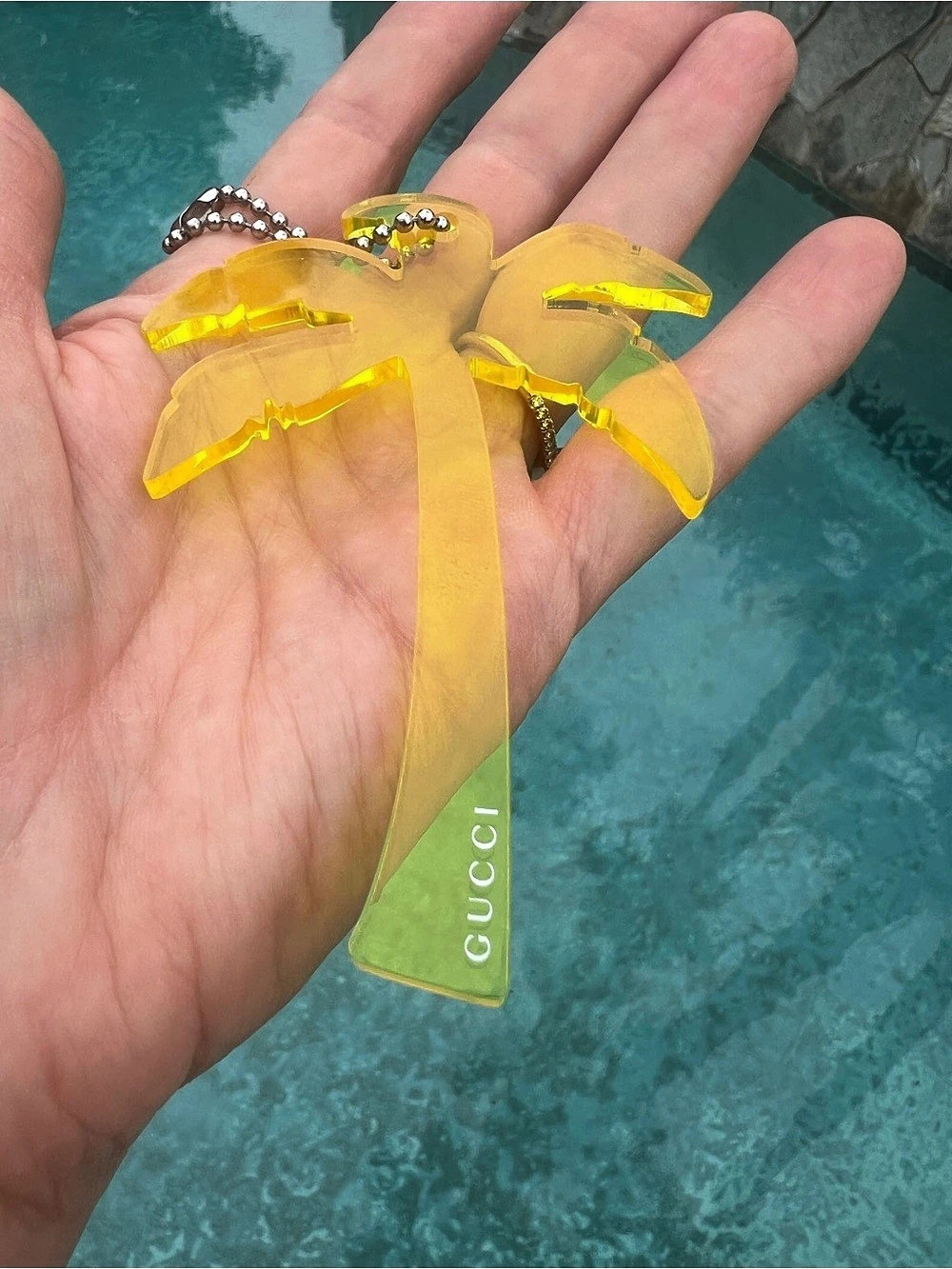 Gucci Palm Tree Keyring or Bag Charm